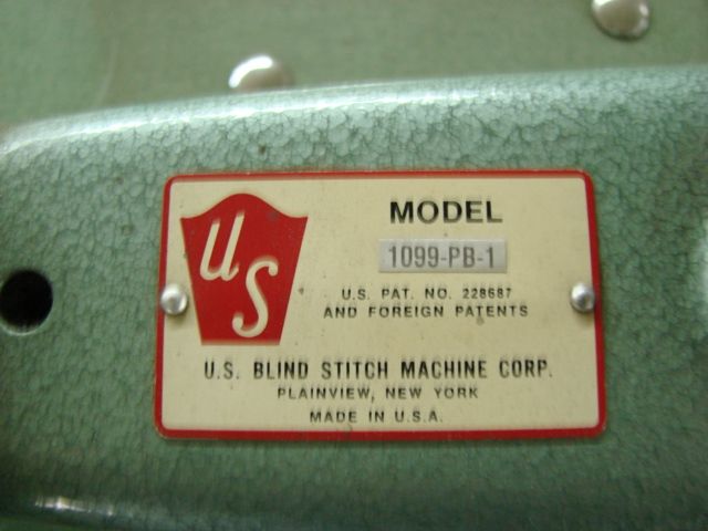 US Blind Stitch 1099 PB 1 PB1 Sewing Machine Heavy Duty Industrial 