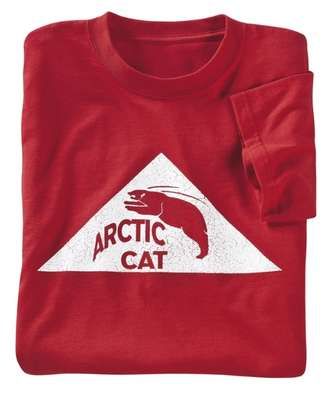 NWT 2012 ARCTIC CAT Retro Bear Cat T Shirt ~ Red ~ Large ~ 5229 904 