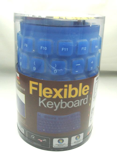 New 85 Keys USB Silicone Rubber Keyboard for Computer  