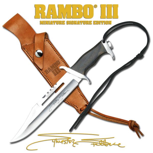 Rambo III Combat Knife Signature Authentic Great Chirstmas Gift  