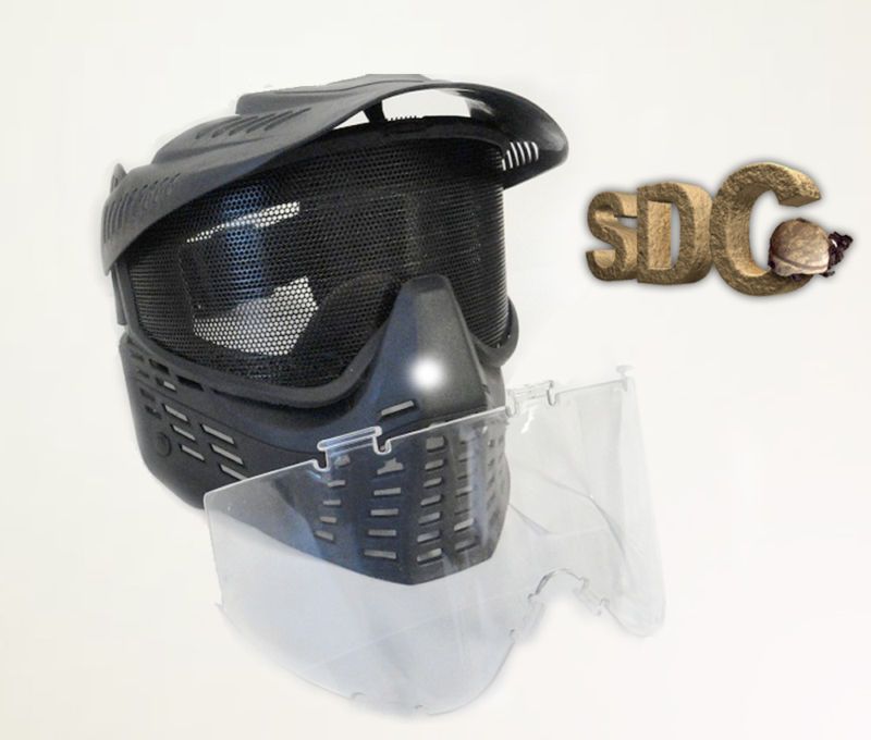 Tactical Black Goggles Paintball Mask  