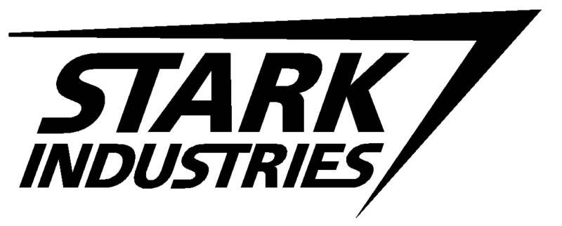 Stark Industries logo decal sticker iron man  