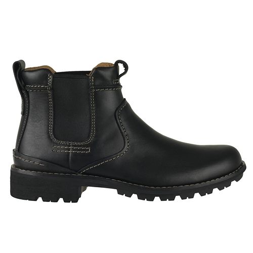 Clarks Mens Ankle Boots Holyoke Black Leather Jodhpur 33752  