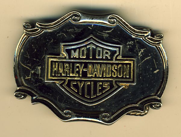 VTG 1978 HARLEY DAVIDSON Logo Belt Buckle Raintree  