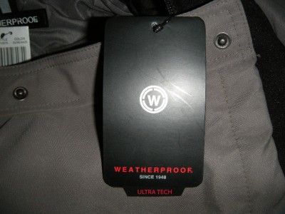 NEW Weatherproof Mens MEDIUM Ultra Tech Jacket Fleece Bib Removable 