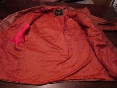 Vtg Jeffery Mens Supple Leather Manly Man Mod Western Blazer Jacket 