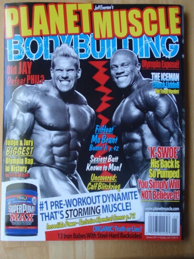   MUSCLE bodybuilding fitness magazine/Mr Olympia JAY CUTLER 1 11  