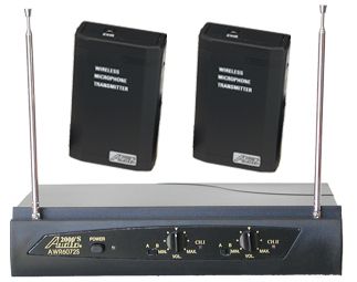 Audio2000S AWM6072SG Dual Guitar Wireless Microphone System NEW
