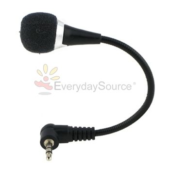 Pcs Flexible Black Mini Microphone Mic For PC Laptop Notebook  