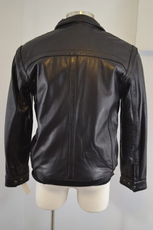   New York Black Leather Motorcycle Jacket $500 NWT Andrew Marc  