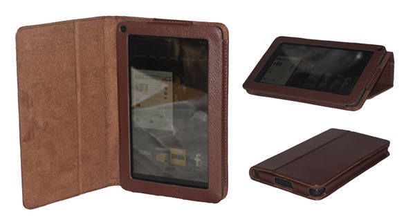 New Stand Folio PU Leather Case Cover For  Kindle Fire 7 Tablet 