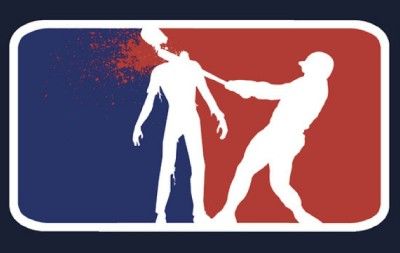 Major League Zombie funny Vinyl Sticker Decal  