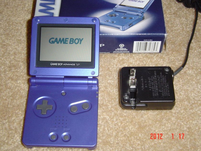 COBALT BLUE SP SYSTEM ~IN BOX~GameBoy Advance SP~Advanced 