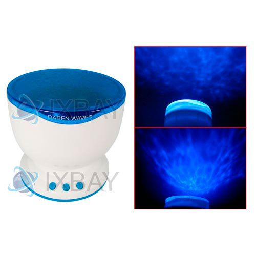 Ocean Projector Pot + Wave LED Lights Lamp + Speaker Waterproof 